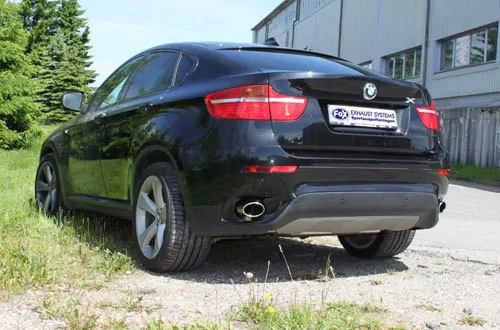 BMW X6  Endschalldämpfer quer Ausgang rechts/links - 115x85 Typ 38 rechts/links