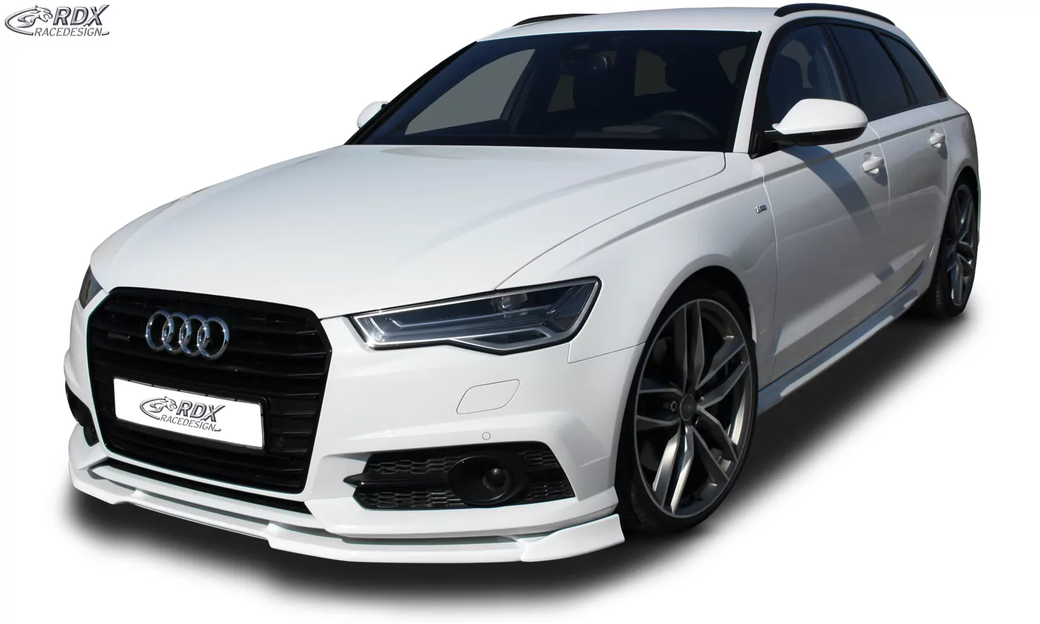 RDX Frontspoiler VARIO-X für AUDI A6 4G C7 S-Line / S6 2014+ Frontlippe Front Ansatz Vorne Spoilerlippe