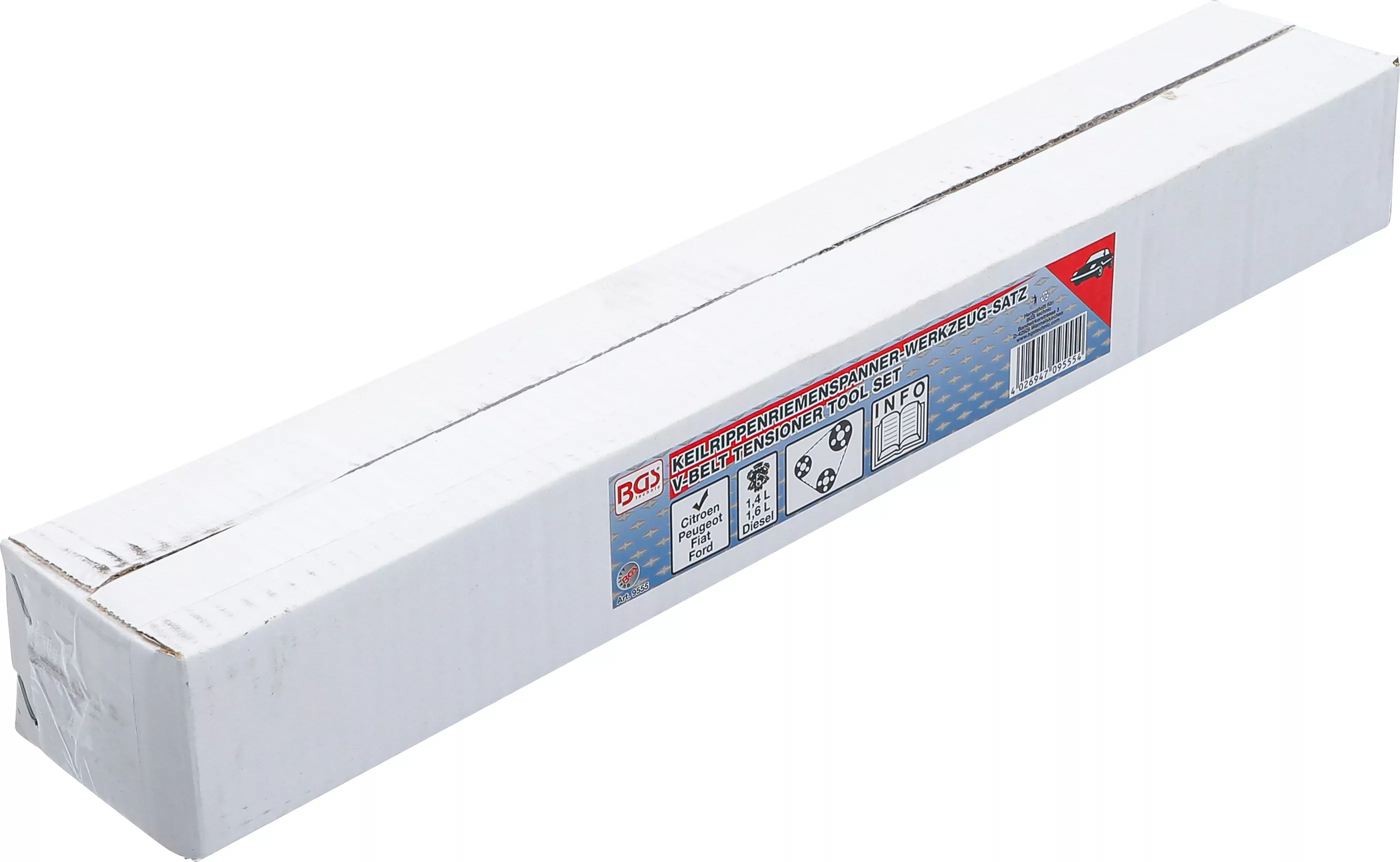 Keilrippenriemenspanner-Werkzeug-Satz | für Citroen, Peugeot, Fiat, Ford 1.4L & 1.6L Diesel