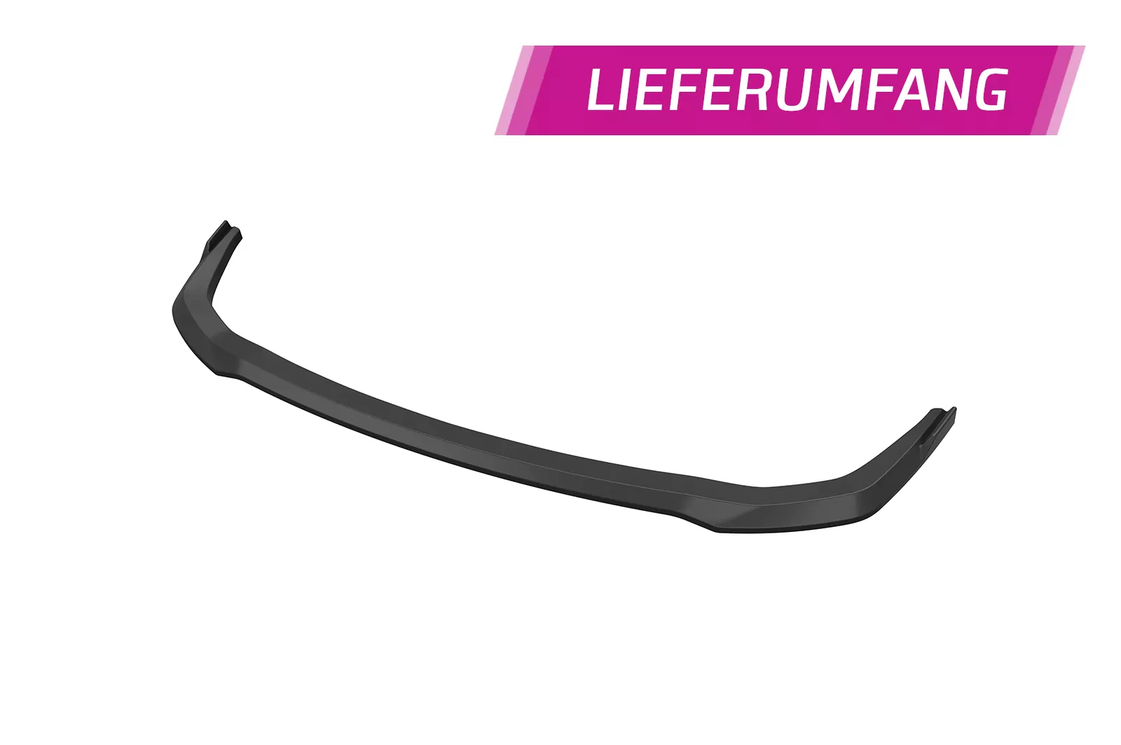 Cup-Spoilerlippe mit ABE für Seat Arona FR CSL850 Schwarz Strukturiert