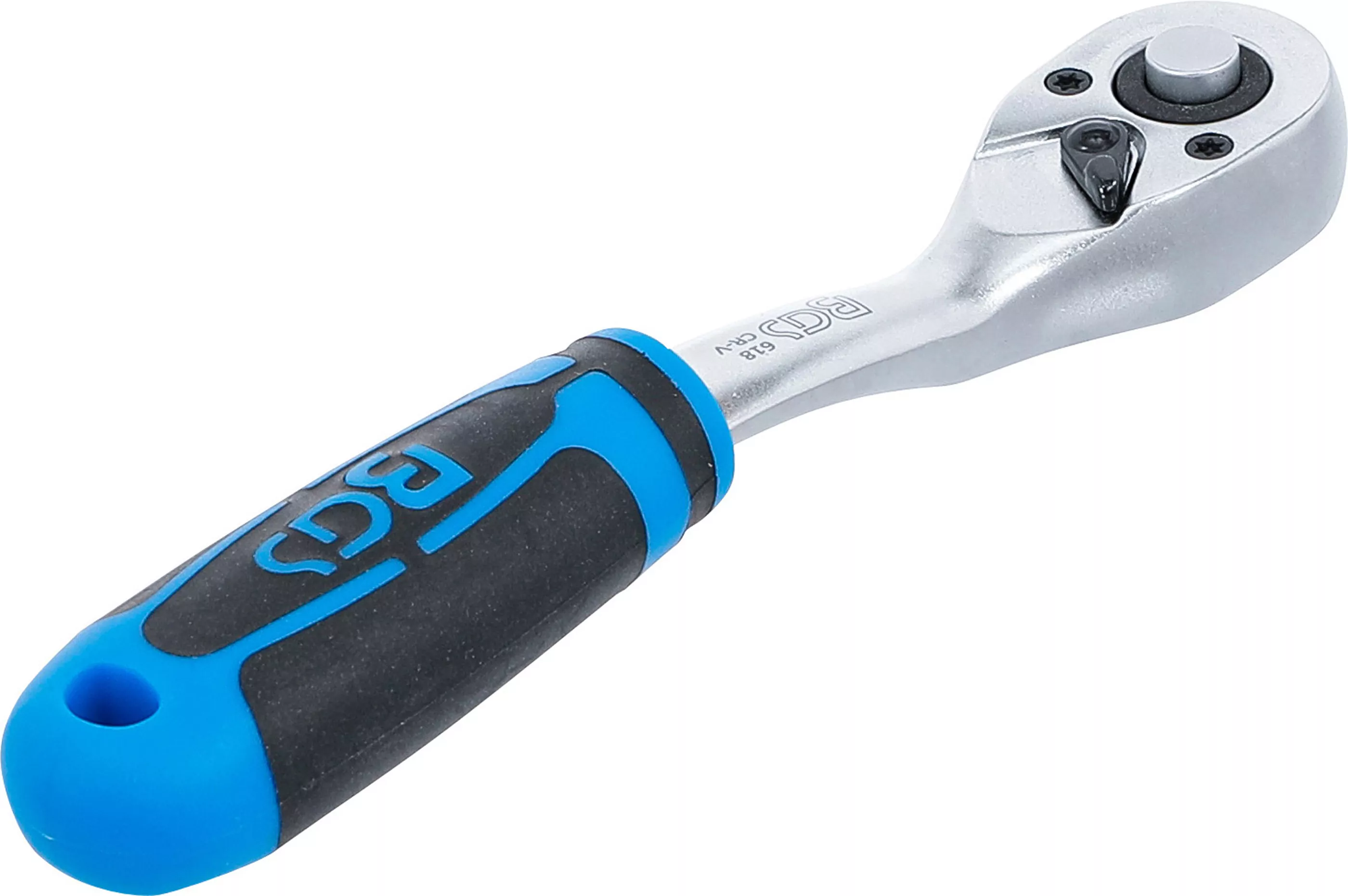 Umschaltknarre | feinverzahnt | Abtrieb Außenvierkant 6,3 mm (1/4")