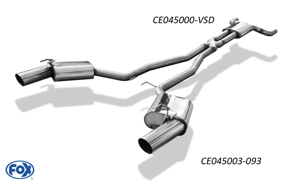 Chevrolet Camaro  Endschalldämpfer rechts/links - 1x100 Typ 14 rechts/links