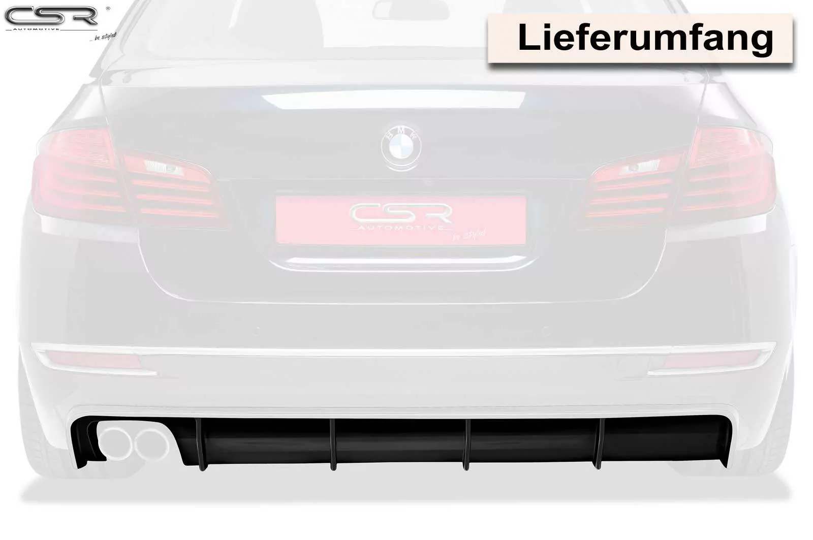 Heckansatz für BMW 5er F10/F11 Limousine/Touring HA182