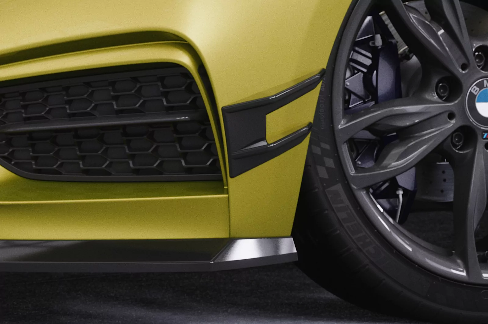 Performance Flaps für BMW 2er F22 / F23 (M-Paket, M2) FP027 Schwarz Strukturiert