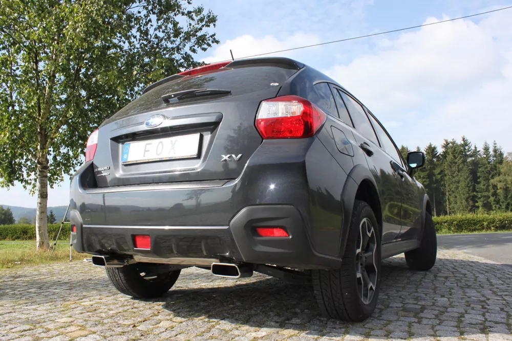 Subaru XV - G4  Endschalldämpfer quer Ausgang rechts/links - 145x65 Typ 59 rechts/links