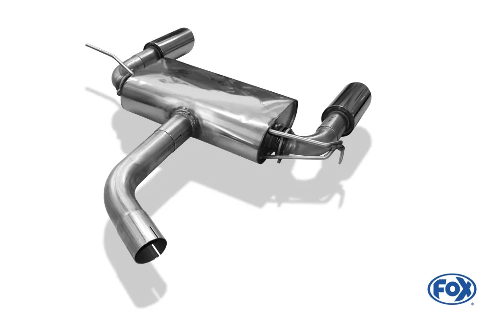 Dacia Duster 4x2 - Frontantrieb  Endschalldämpfer - 1x90 Typ 12