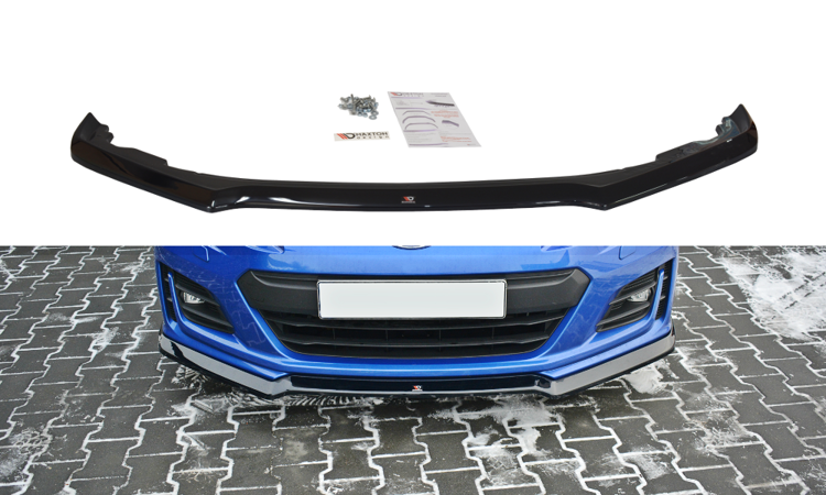 Front Ansatz Passend Für V.2 Passend Für SUBARU BRZ FL Schwarz Hochglanz Schwarz Hochglanz