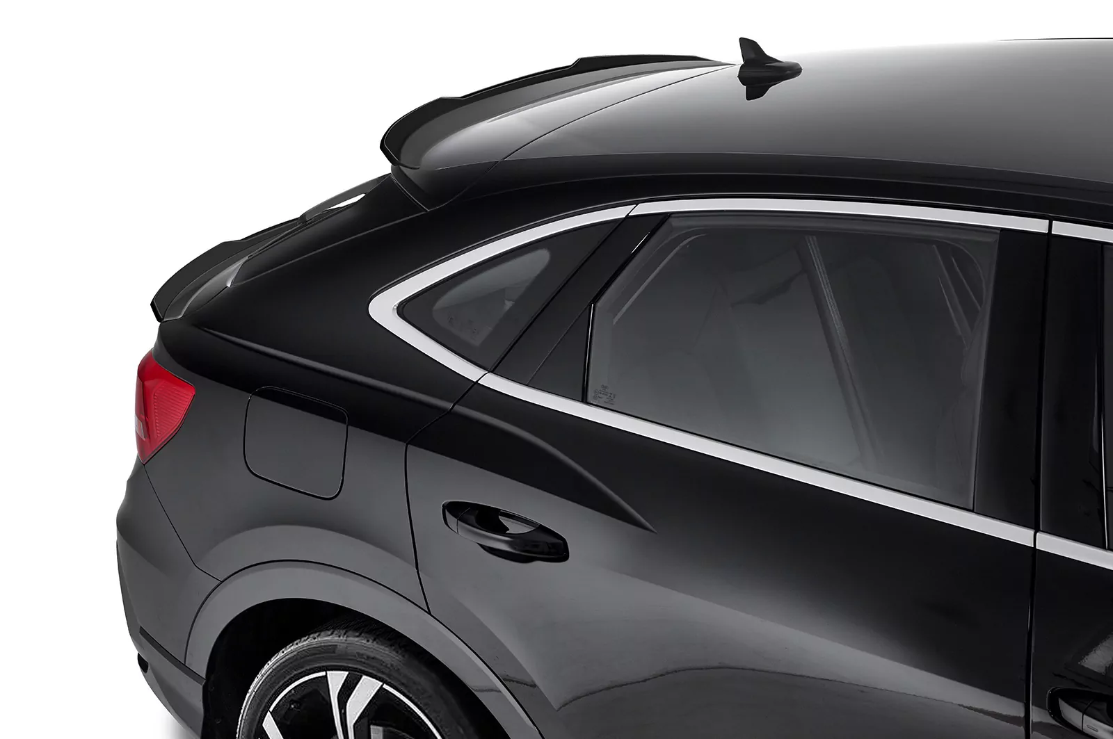 Heckflügel mit ABE für Audi Q3 (Typ F3) Sportback HF798-M Carbon Look (matt)