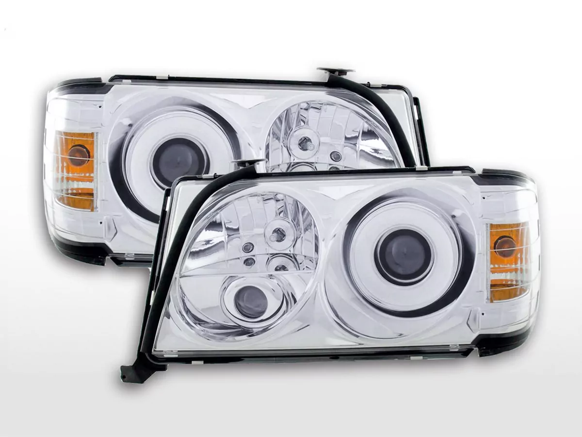 Scheinwerfer Set Mercedes E-Klasse Typ W124 Bj. 94-96 chrom