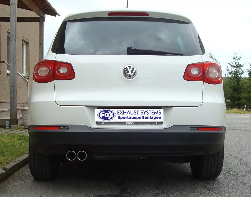 VW Tiguan 5N - 4motion  Endschalldämpfer - 2x80 Typ 17
