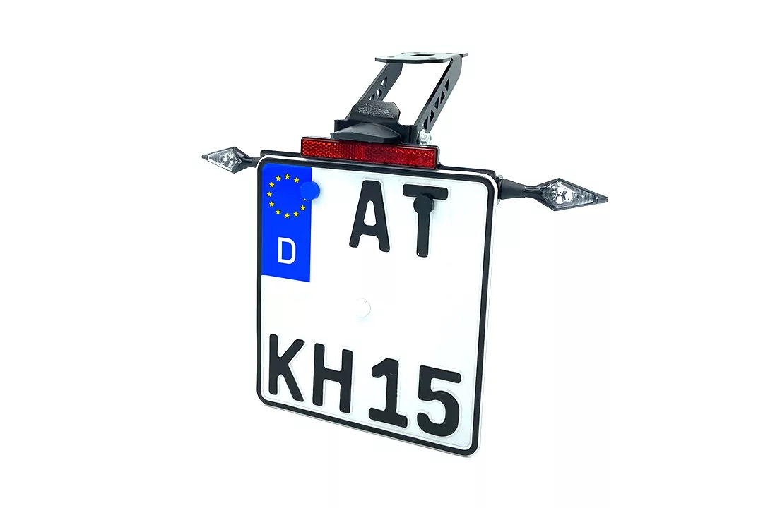 Kennzeichenhalter für Kawasaki Z1000SX ab Modelljahr 2011 / Ninja 1000SX ab Modelljahr 2020