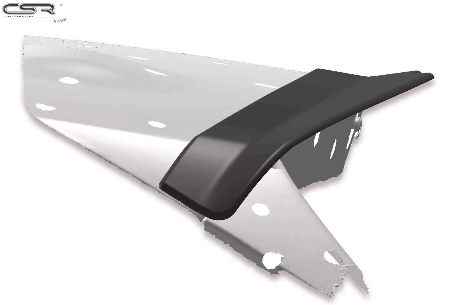 Heckflügel mit ABE für Mazda 2 (Typ DJ) HF677-M Carbon Look (matt)