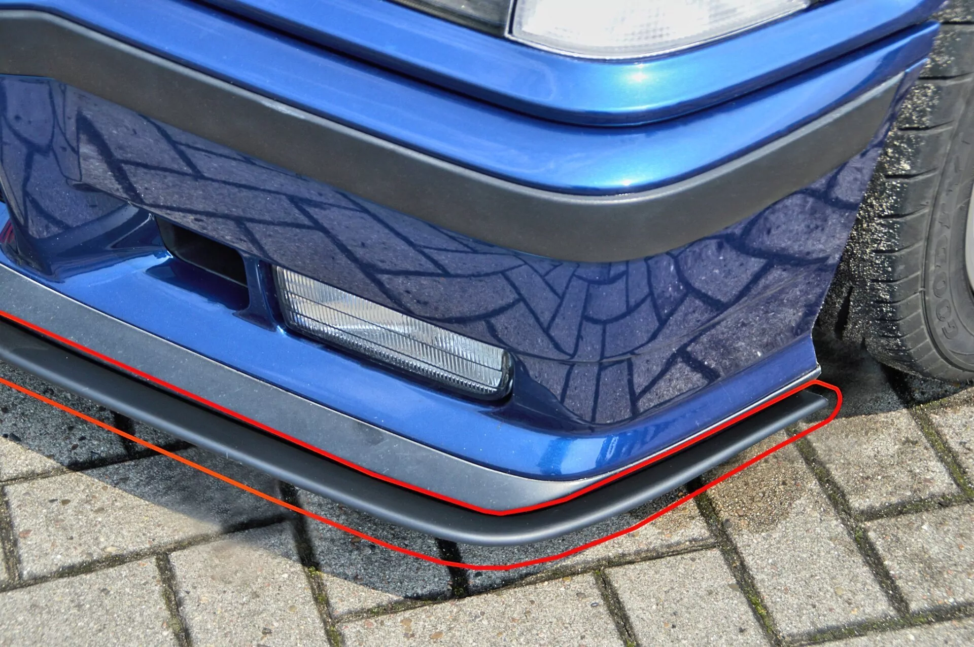 Frontspoiler für BMW E36 3er M-Technik M3 Cuplippe Spoilerschwert ABS mit ABE