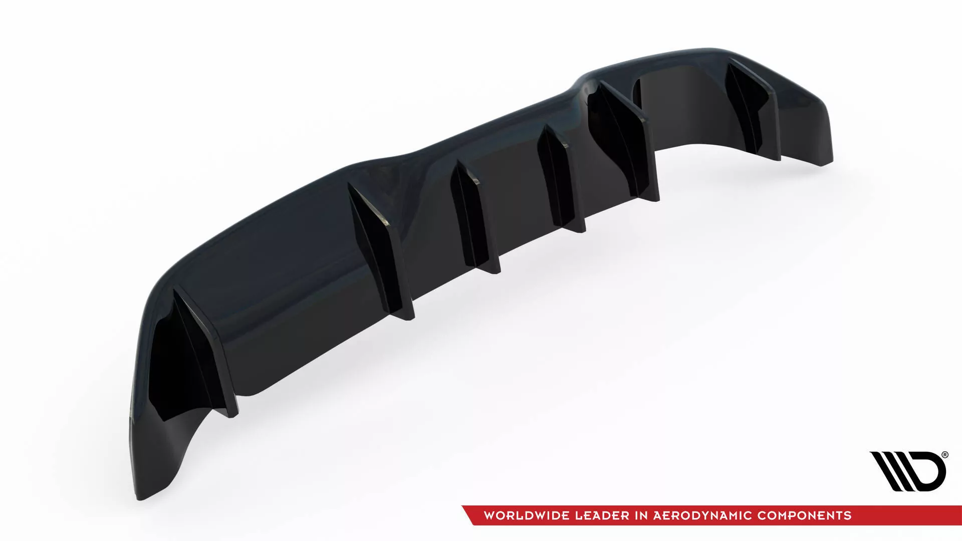 Diffusor Heck Ansatz Passend Für Passend Für Ford Fiesta Mk7 ST FL Schwarz Hochglanz Schwarz Hochglanz