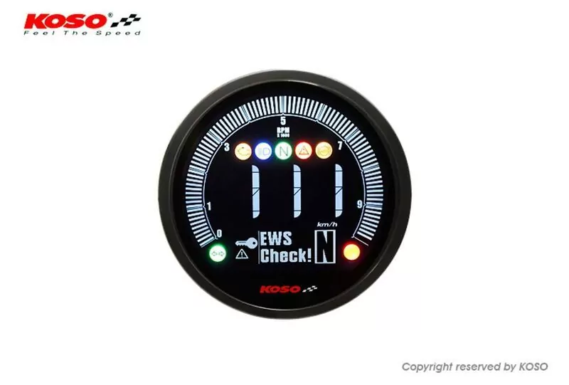 KOSO Drehzahlmesser/Tachometer, plug & play, Bolt R-Spec XVS 950, 22- mit ABE