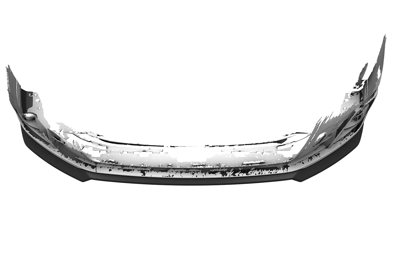 Cup-Spoilerlippe mit ABE für Audi A8 D5 (Typ 4N/F8) CSL863 Schwarz Strukturiert