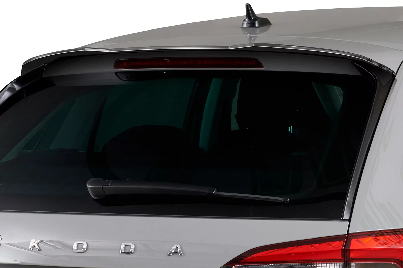 Heckflügel mit ABE für Skoda Scala HF887 Schwarz Strukturiert