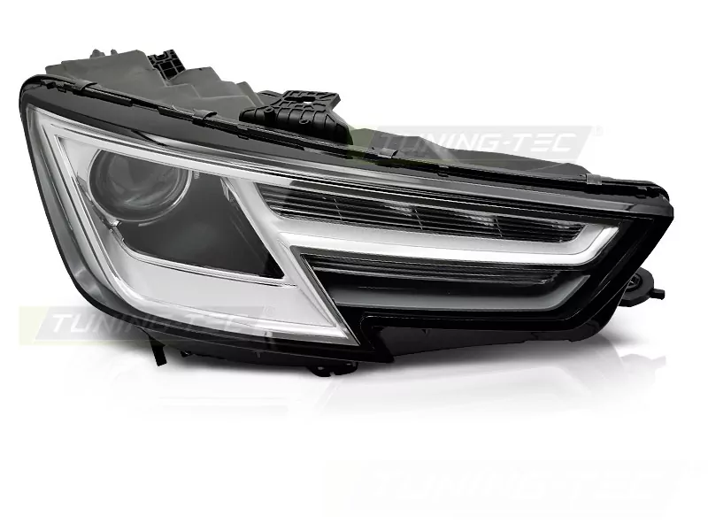 Xenon Headlight Black Right Side Tyc Fits Audi A4 B9 15-19