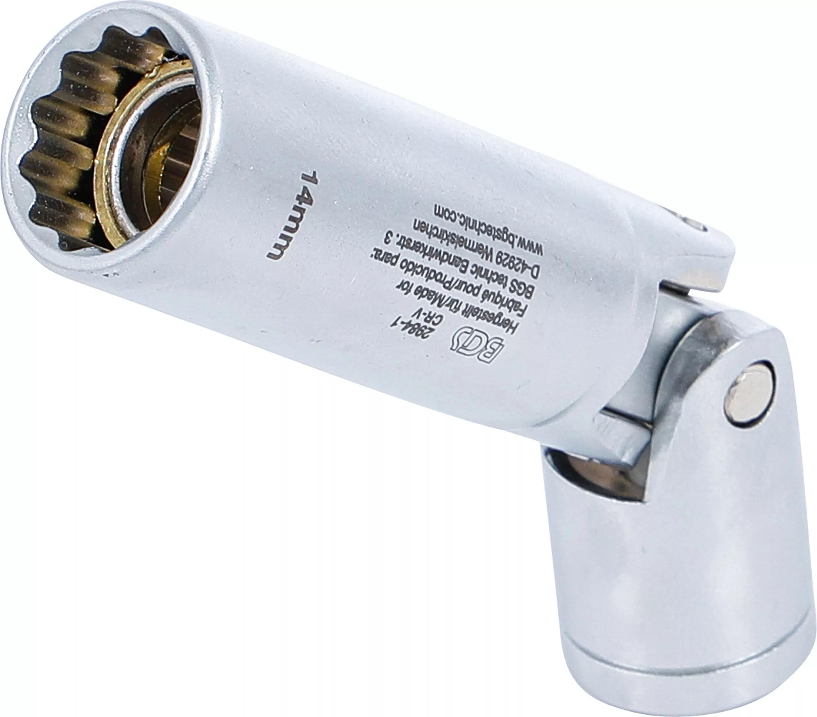 Glühkerzen-Gelenk-Einsatz Zwölfkant | Antrieb Innenvierkant 10 mm (3/8") | SW 14 mm