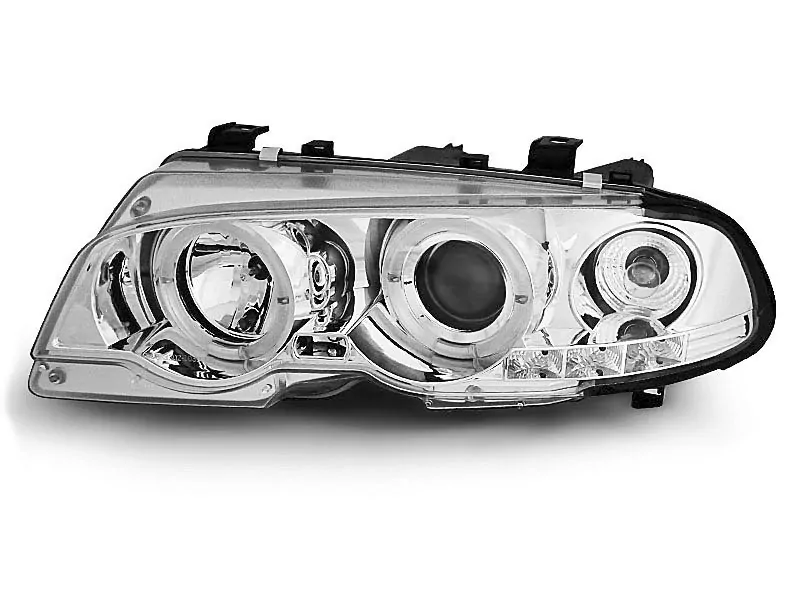 HEADLIGHTS ANGEL EYES CHROME fits BMW E46 04.99-03.03 COUPE 
