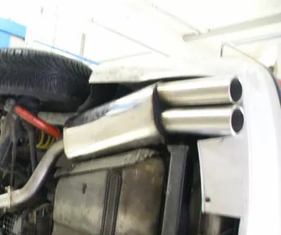 Opel Omega B Caravan  Endschalldämpfer - 2x90 Typ 13