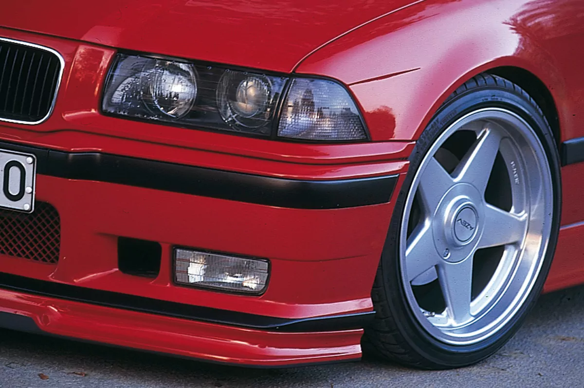 Rieger Spoilerlippe GT-Look für BMW 3er E36 - Compact  -> für orig. M3-Spoiler carbon optik