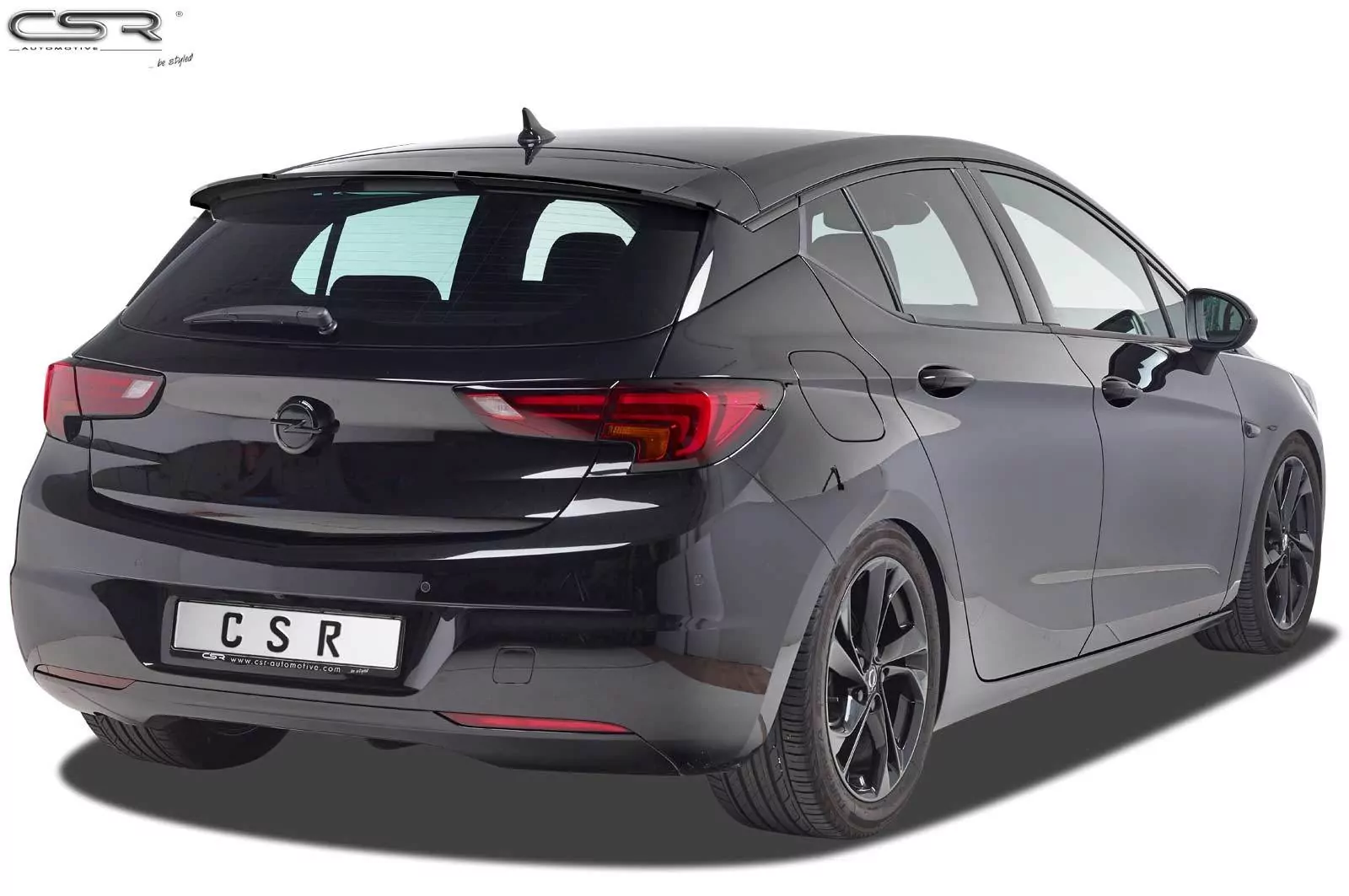 Heckflügel mit ABE für Opel Astra K Schrägheck HF716-M Carbon Look (matt)