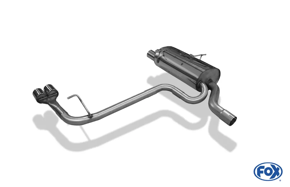 BMW E46 320/ 323/ 328  Endschalldämpfer Ausgang rechts/links einflutig auf original MSD - 2x76 Typ 10 rechts/links
