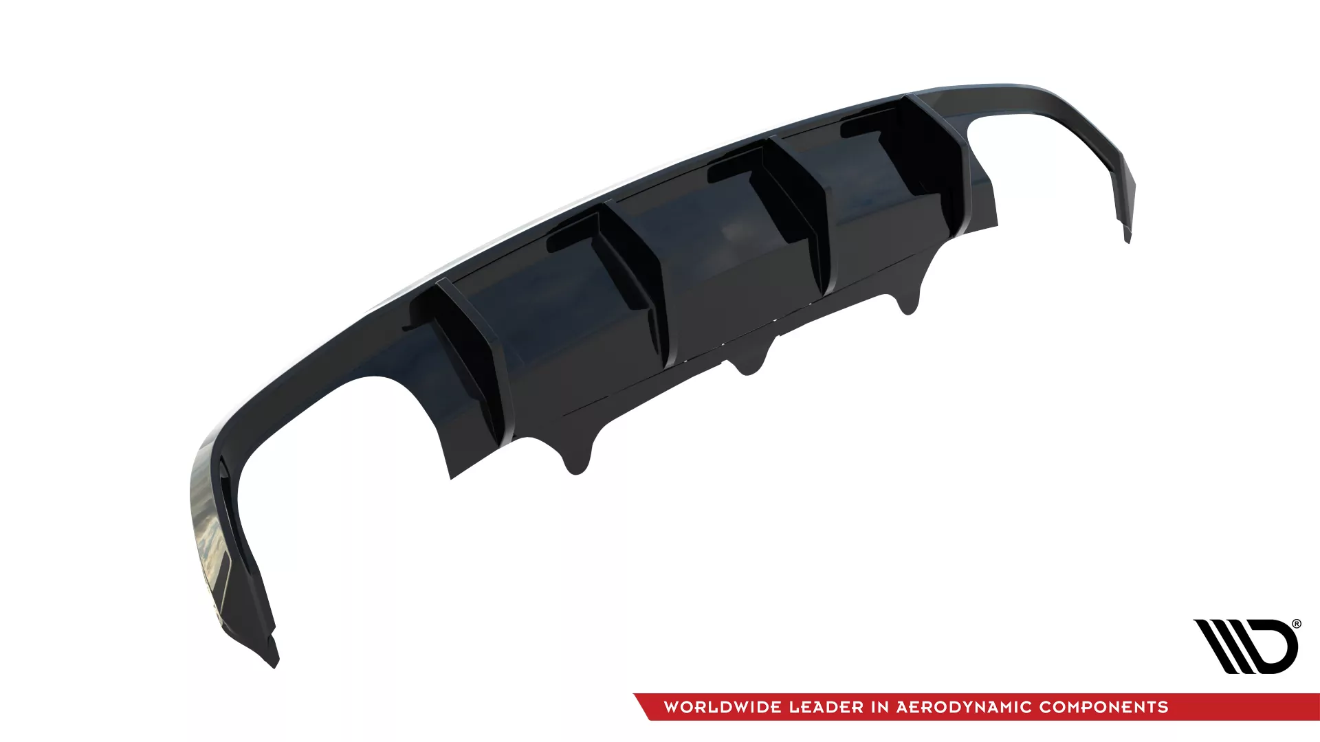 Diffusor Heck Ansatz Für Audi S6 Avant C7  Schwarz Hochglanz