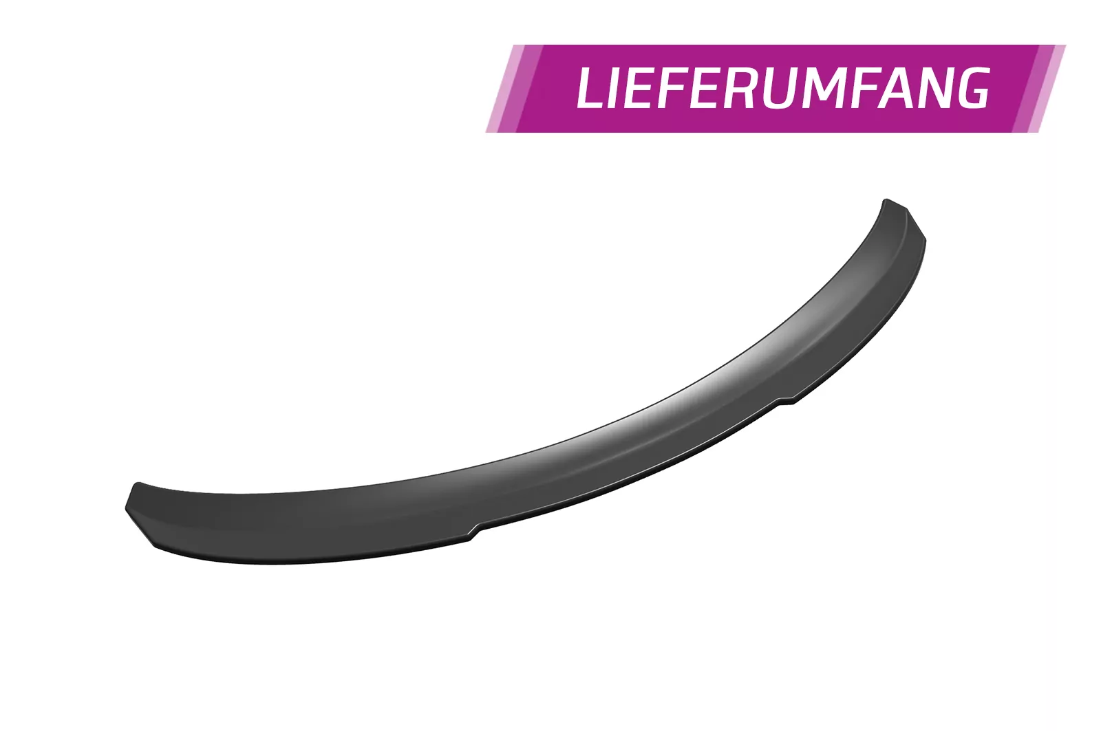 Heckflügel mit ABE für Opel Insignia A HF652 Strukturiert (schwarz matt)