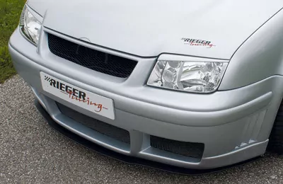 Rieger Abdeckung Halbmond für VW Bora (1J) | Kombi 98-03 für Motorhaubenaussparung des orig. Grills