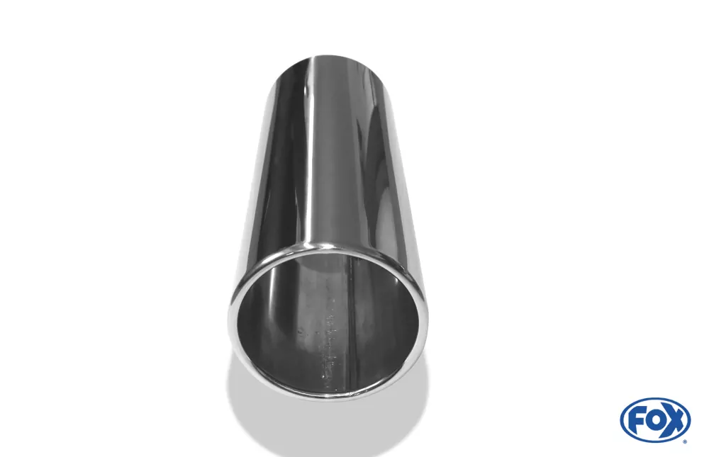 Anschweißendrohr Typ 12  Ø 114 mm / Länge: 300 mm  - rund / eingerollt / gerade / ohne Absorber