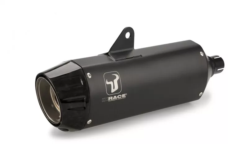 IXRACE Desert black Edelstahl-Endtopf für Honda CB 750 HORNET, 23- (RH12) E-geprüft