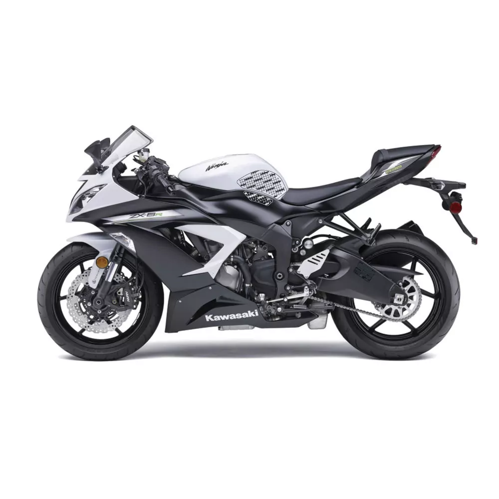 Stompgrip Traction Pad Volcano für Kawasaki Ninja ZX-6R 09-22 Hybrid