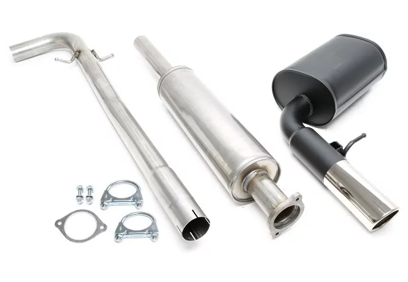 TA Technix Sportauspuffanlage 1x90mm passend für Volvo V70 II 2.4l Typ S