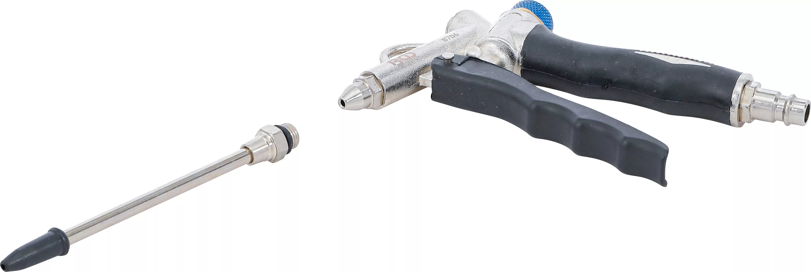 Druckluft-Ausblaspistole mit Mengenregler