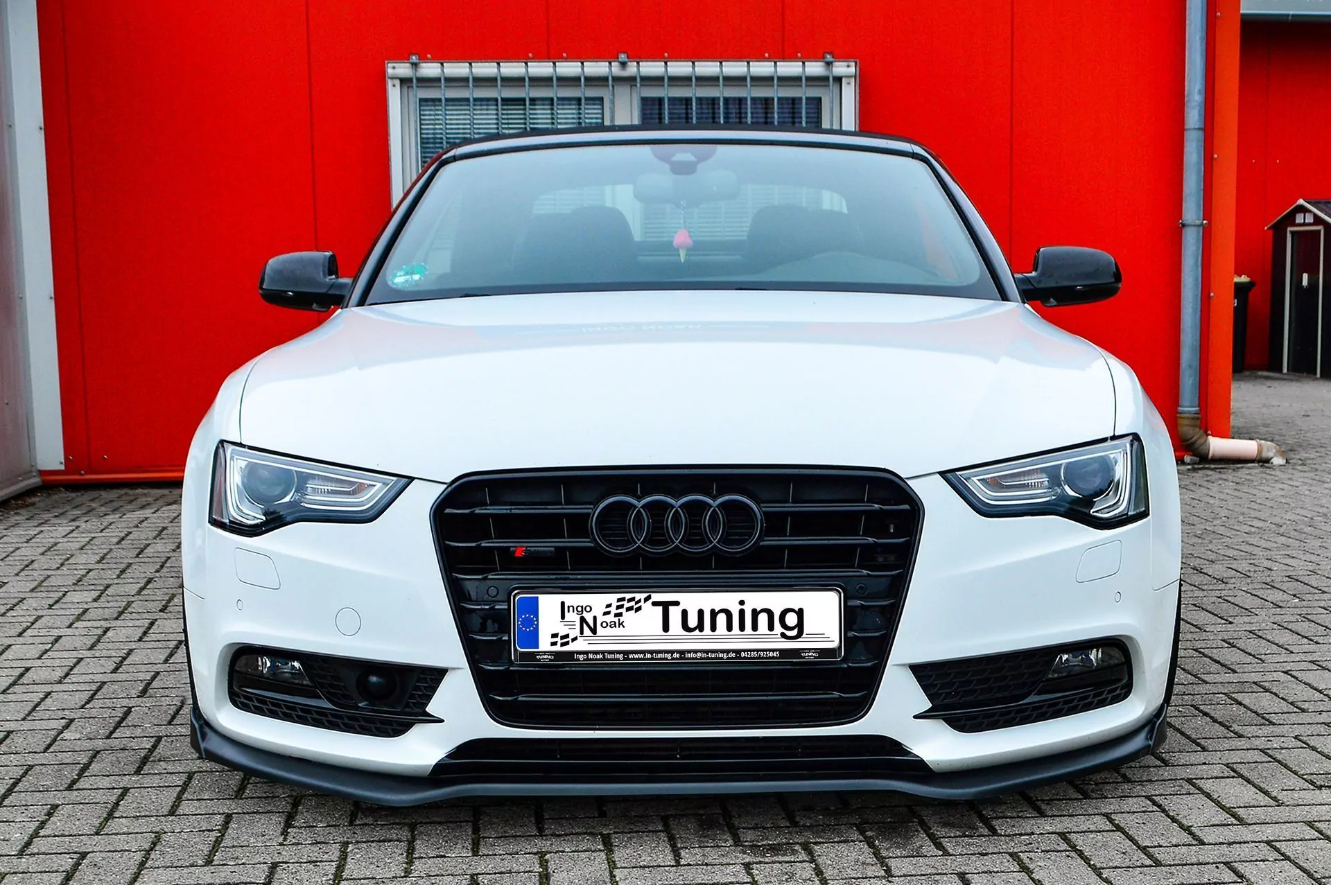 Cup Frontspoilerlippe mit Wings für Audi A5 B8 Facelift Bj. 2011-2016