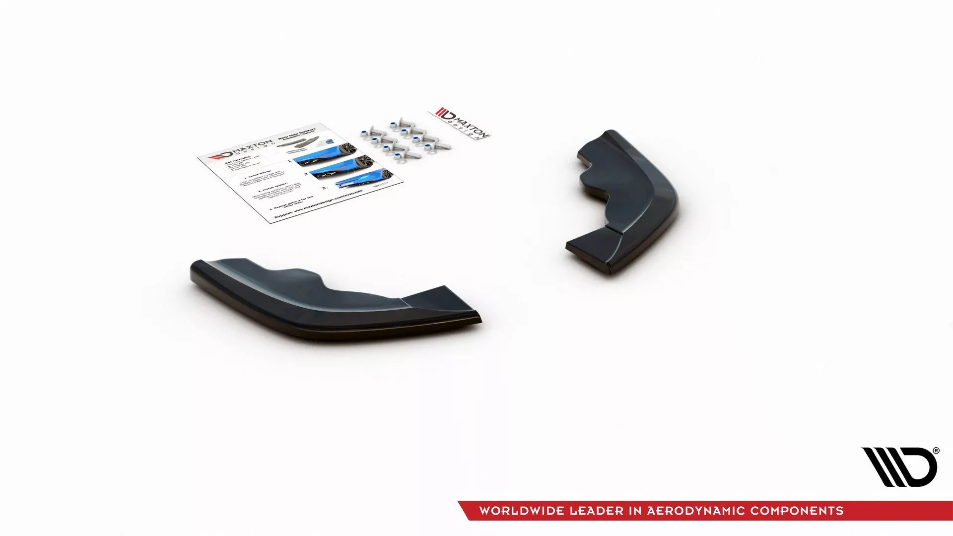 Heck Ansatz Flaps Diffusor Passend Für Diffusor V.2 Passend Für BMW 1er F40 M-Paket/ M135i Schwarz Hochglanz Schwarz Hochglanz