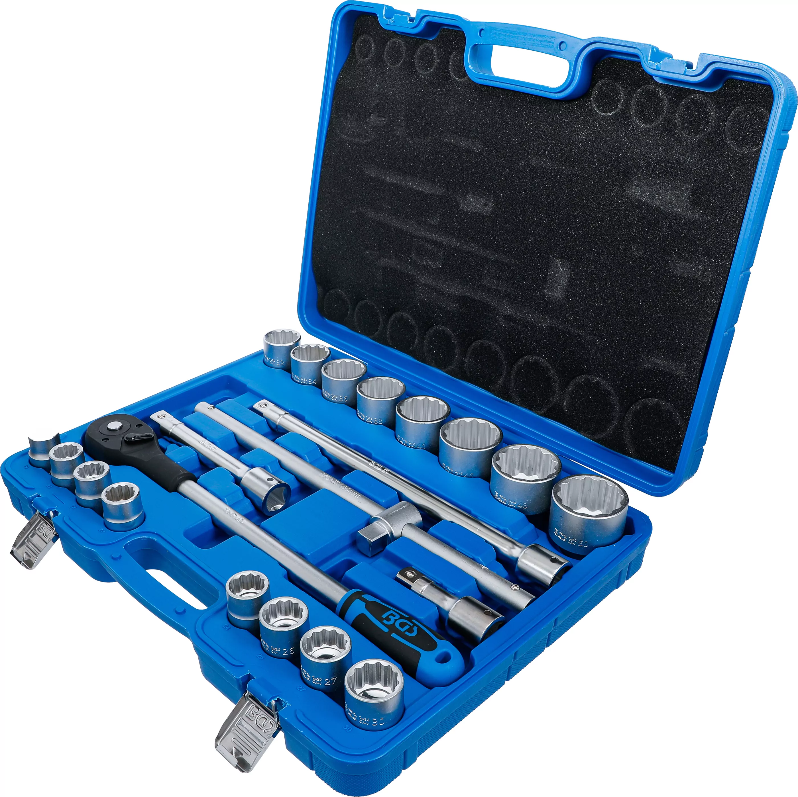 Steckschlüssel-Satz Zwölfkant | Antrieb 20 mm (3/4") | 21-tlg.