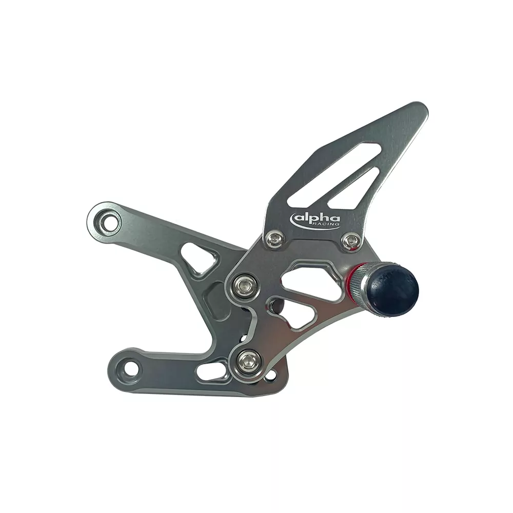 TRACK Fußrastenanlage titanfarben Yamaha YZF-R1 RN32 2015-16 RN49 2017-19 RN65 2020- ABE