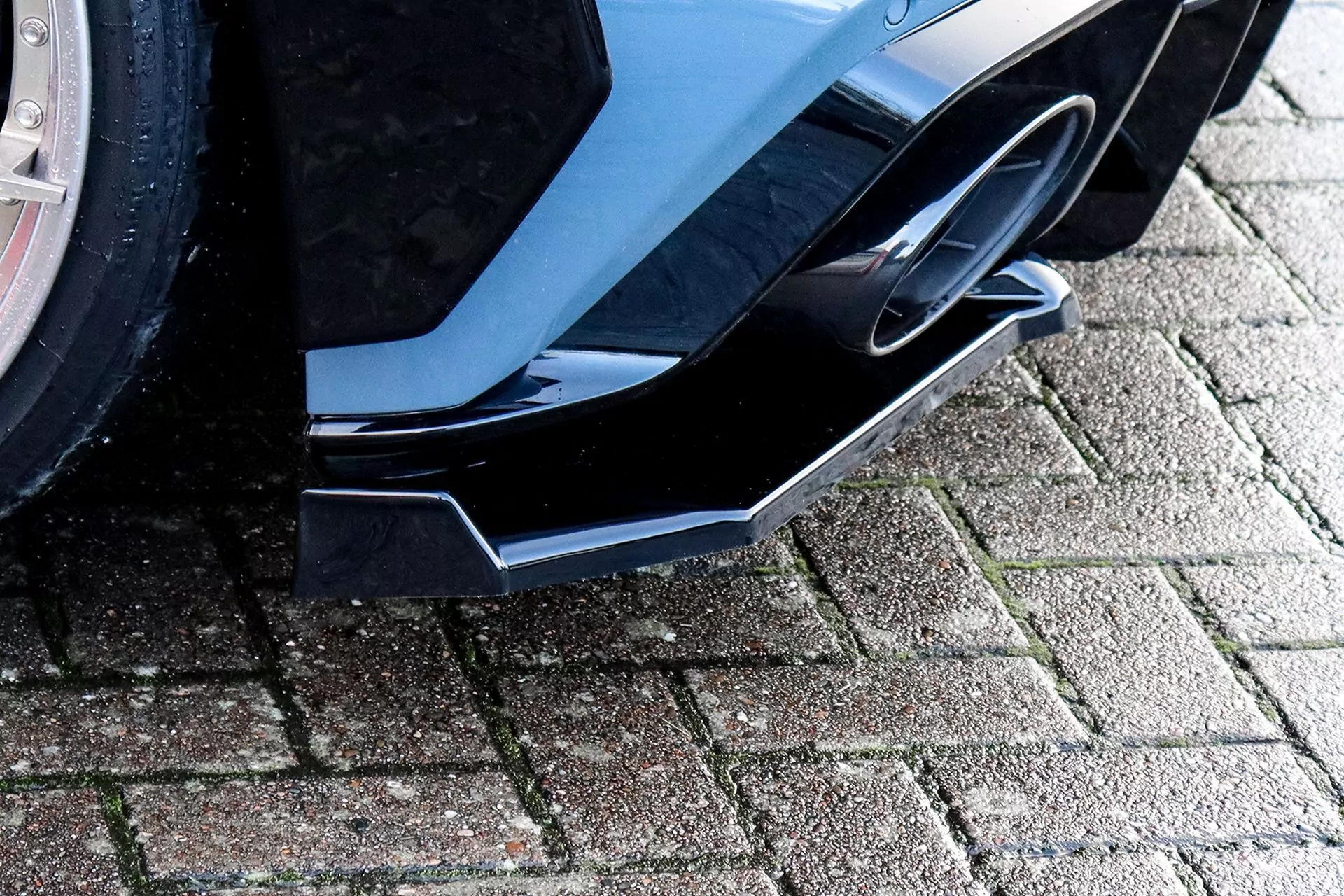 Heckansatz Seitenteile mit Wings für Audi R8 4S