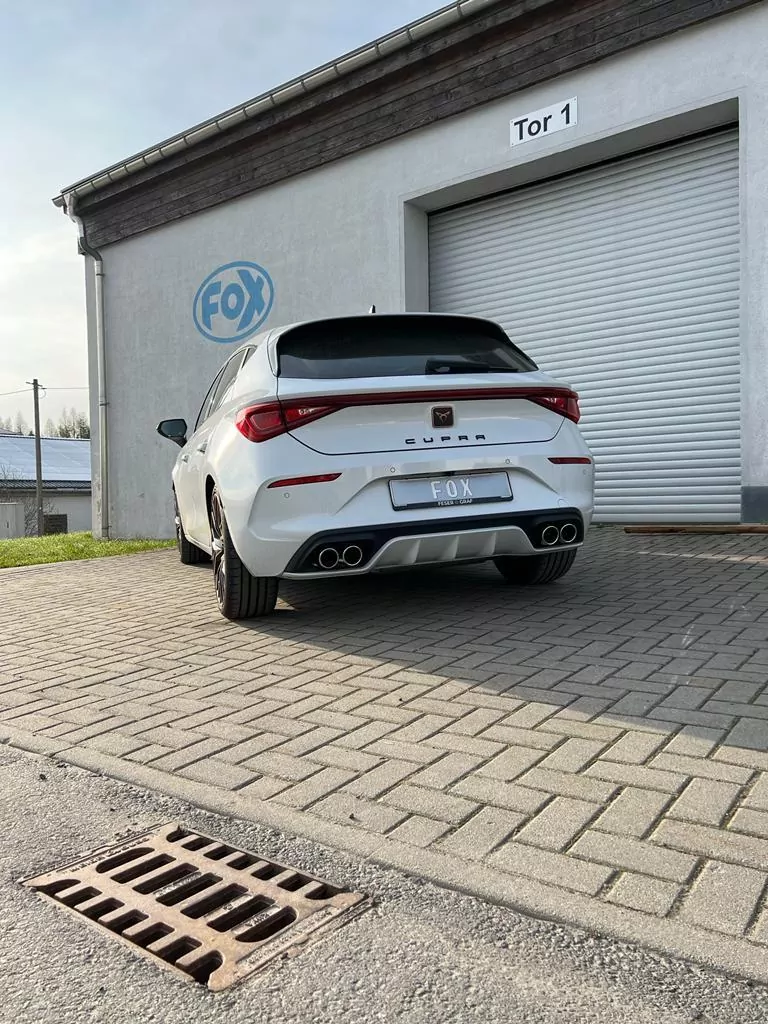 Cupra Leon 4x2 - KL  Endschalldämpfer Ausgang rechts/links - 2x80 Typ 16 rechts/links