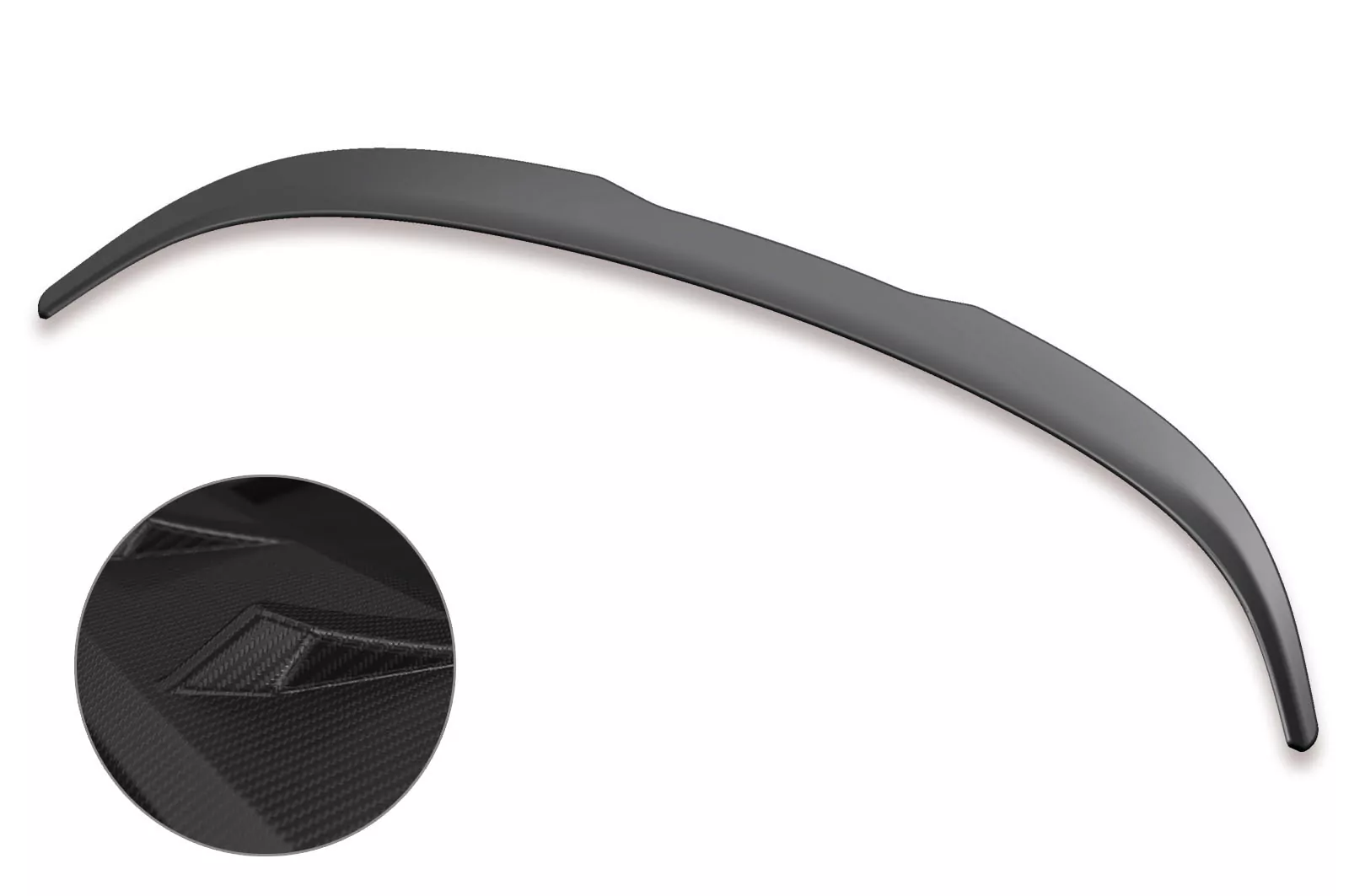 Heckflügel mit ABE für VW Scirocco III HF597-M Carbon Look (matt)