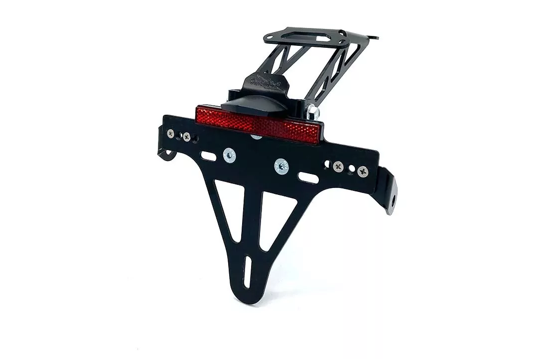 alpha Technik Kennzeichenhalter für KTM 790 Duke, Modelljahr 2018 - 2020, und 890 Duke, Modelljahr 2021-, Typ KTM 790 Duke