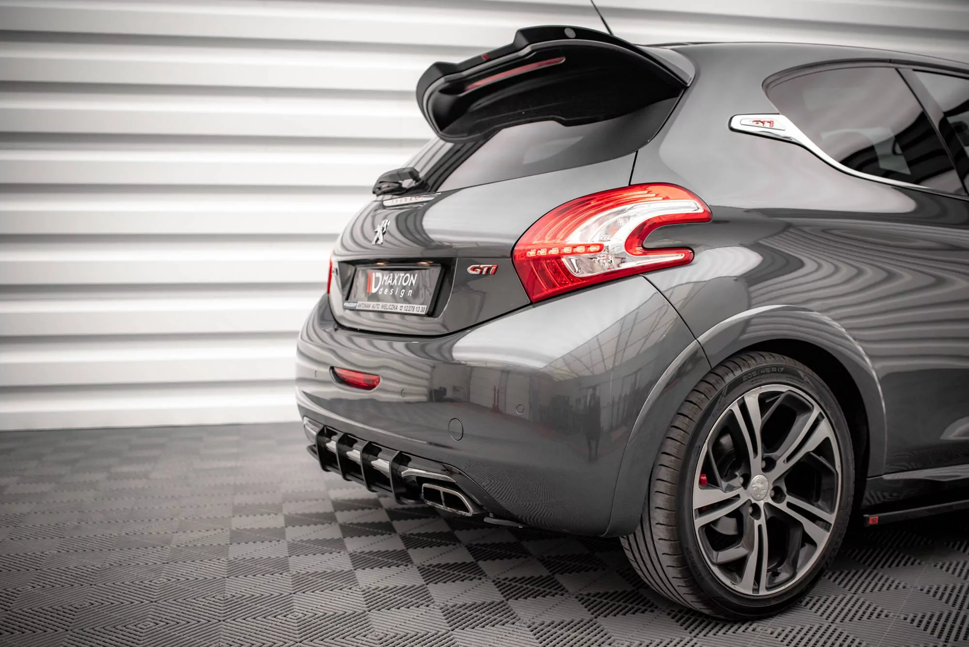 Street Pro Heckschürze Für Peugeot 208 GTi Mk1