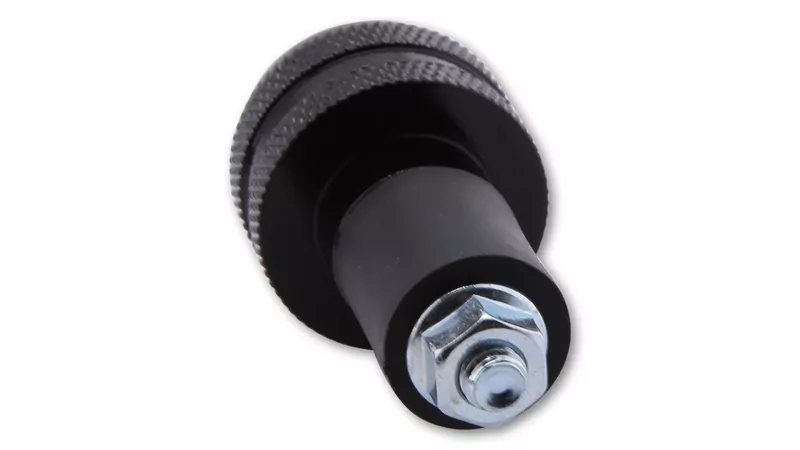 SHIN YO Bar End Weights, Black, Knurled, For Steel Handlebars