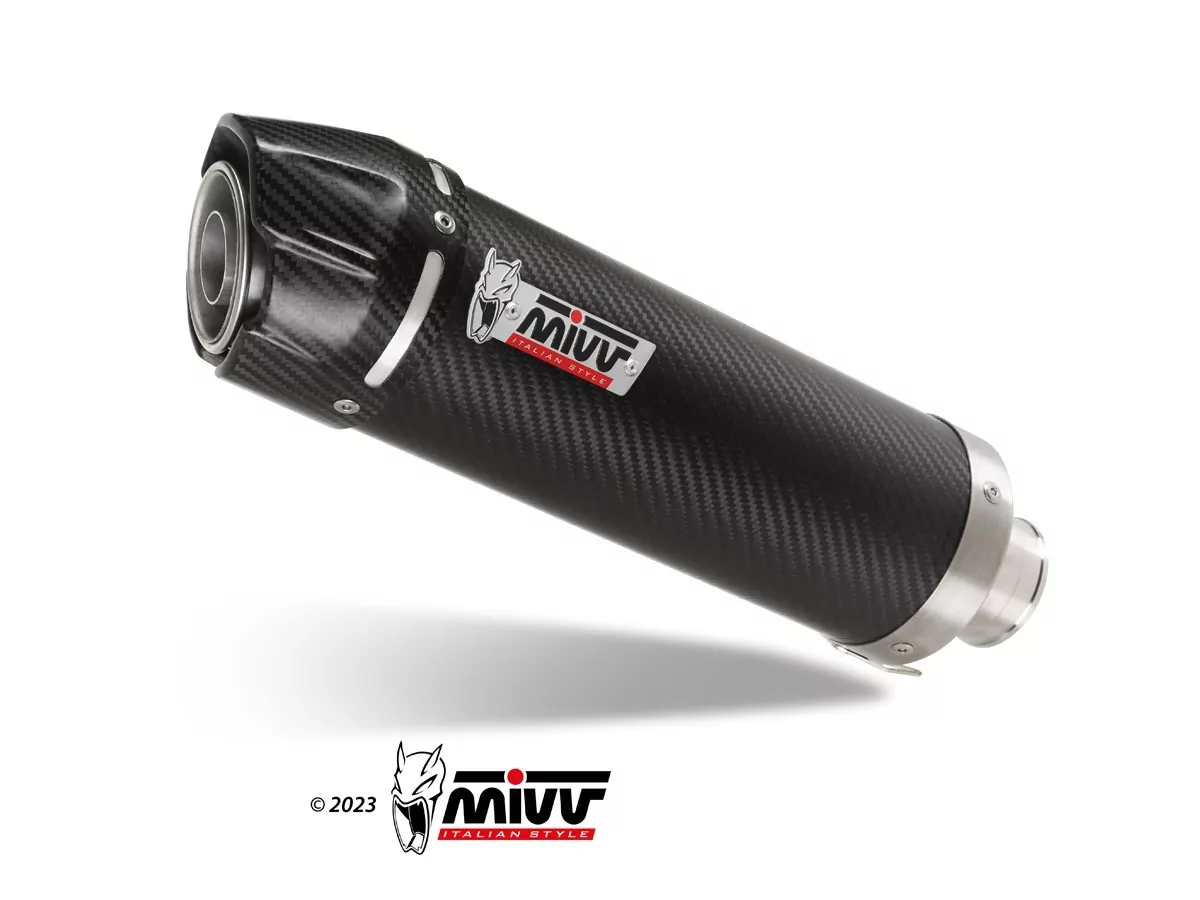 MIVV GP Carbon Mit Carbonendkappe CF MOTO 450NK 23-24