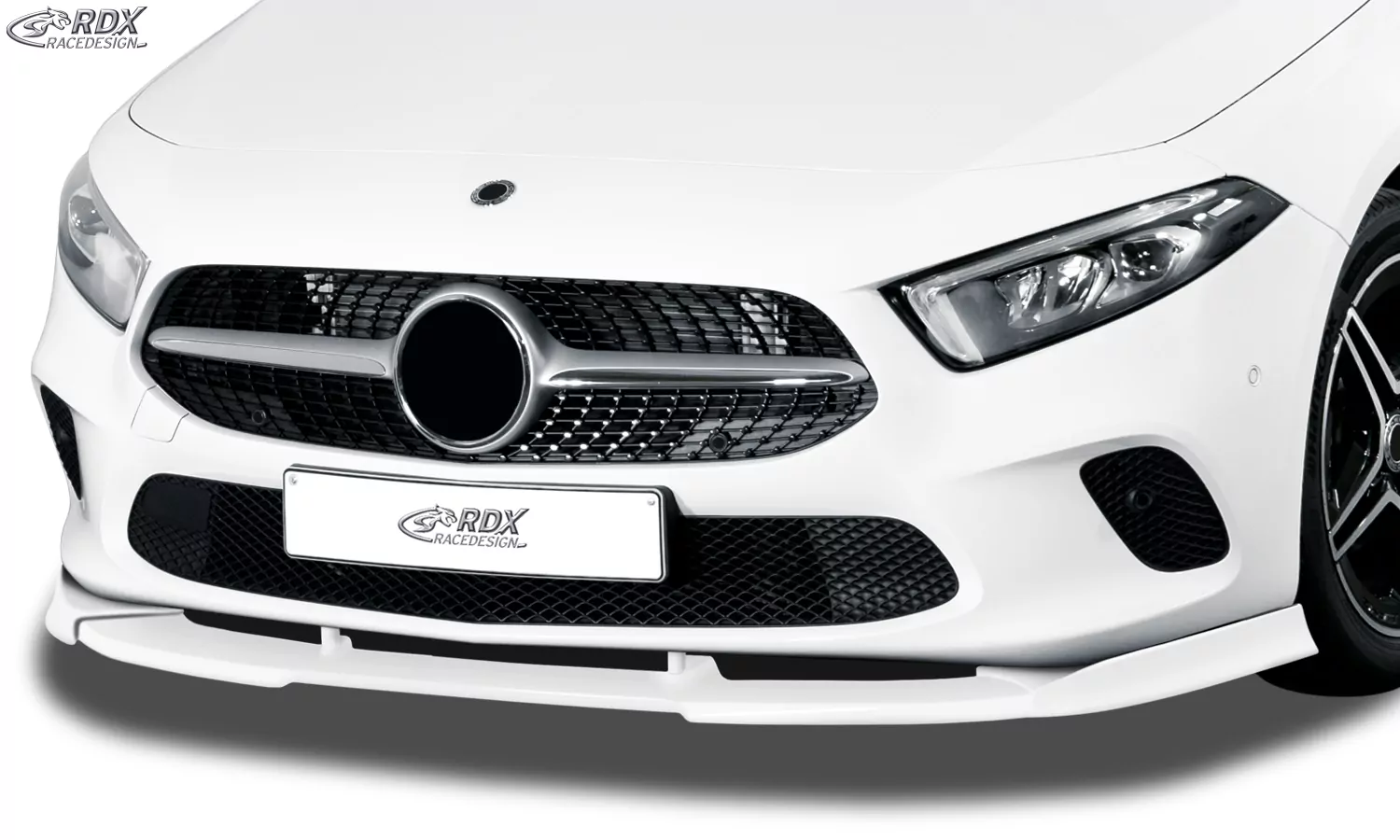 RDX Frontspoiler VARIO-X für MERCEDES A-Klasse W177 / V177 Frontlippe Front Ansatz Vorne Spoilerlippe