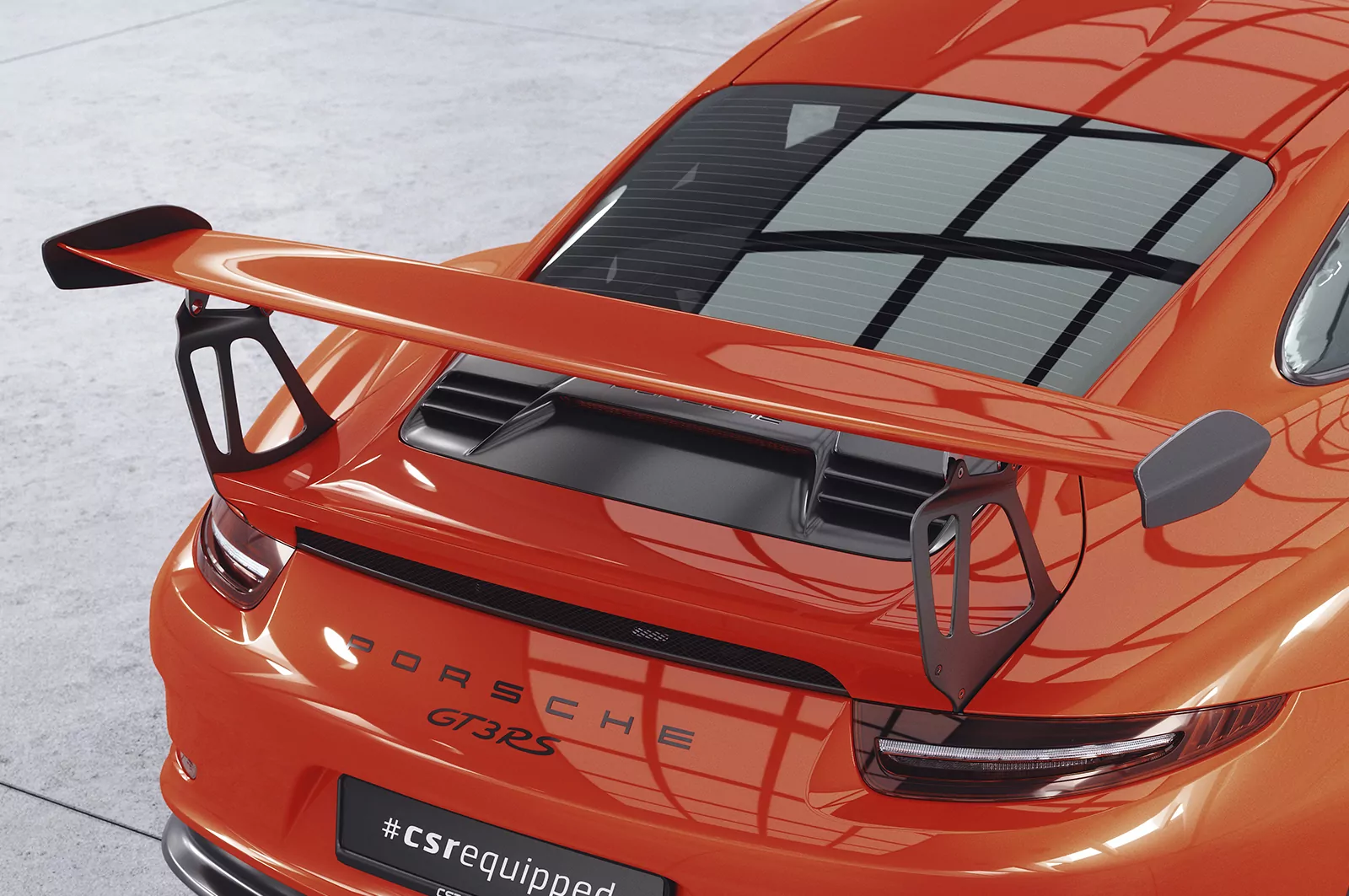 Heckflügel für Porsche 911/991 im GT3 RS Look HF529