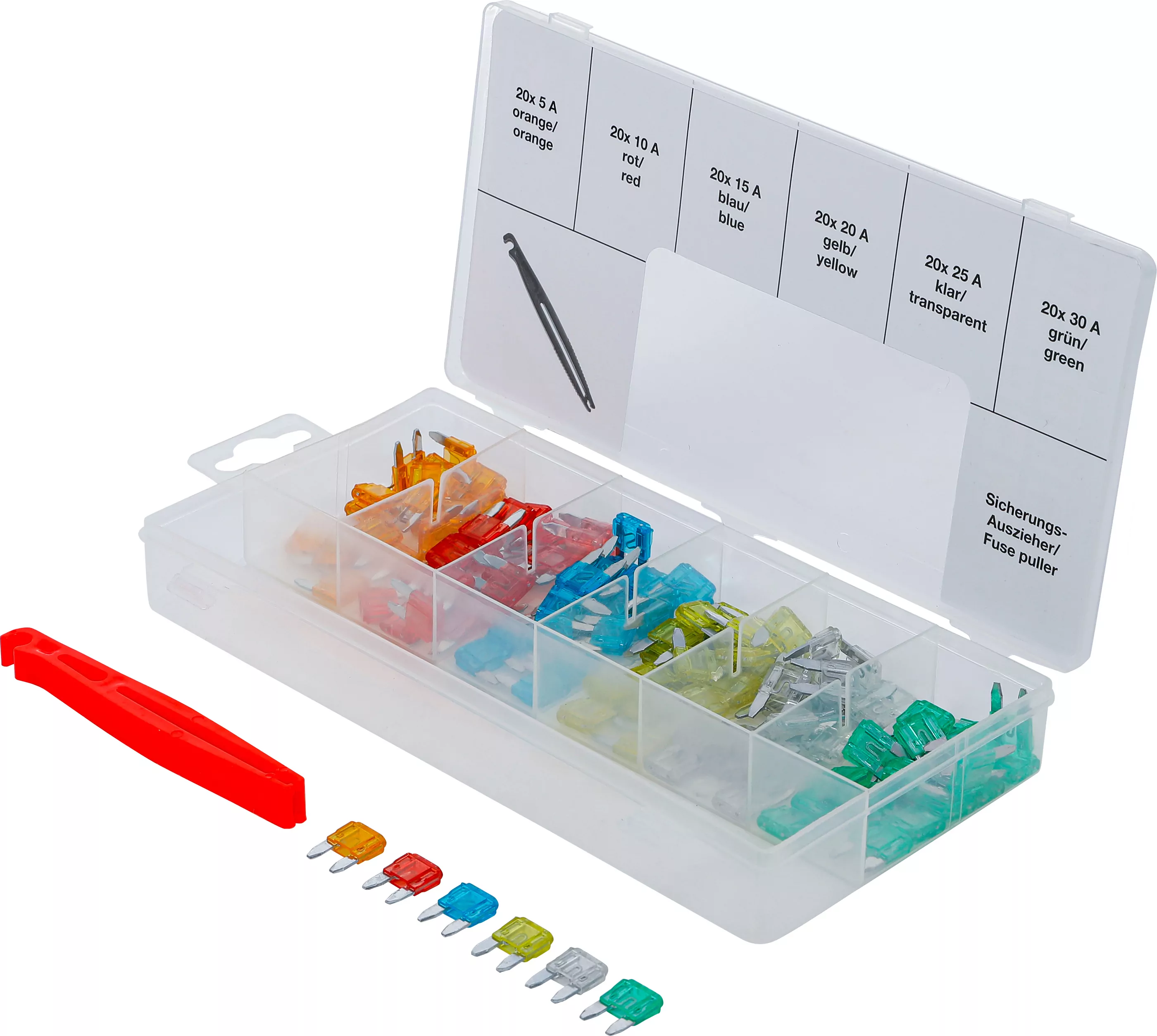 Kfz-Sicherungs-Sortiment | MINI | 121-tlg.